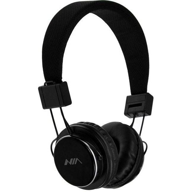 هدفون بلوتوثی نیا مدل Q8-851S بدون قابلیت نویز کنسلینگ، درگاه شارژ Micro USB، دارای کنترل‌کننده صدا و مکالمه