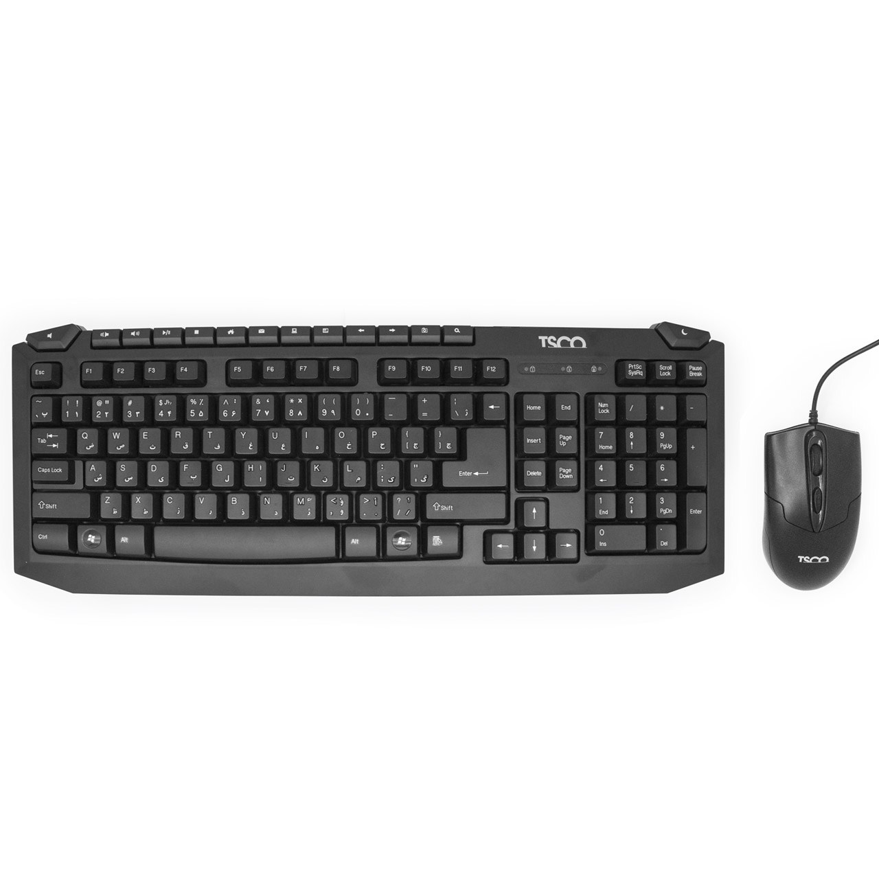ست ماوس و کیبورد تسکو مدل TKM 8054 باسیم