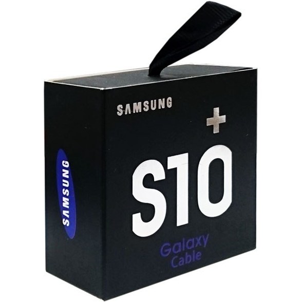 کابل تبدیل USB به USB-C سامسونگ مدل S10 Plus طول 1 متر سفید